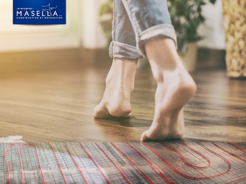 Planchers chauffants : un confort durable pour affronter l’hiver québécois